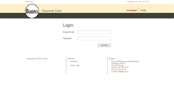Desktop Screenshot of gourmetcard.buono.ch